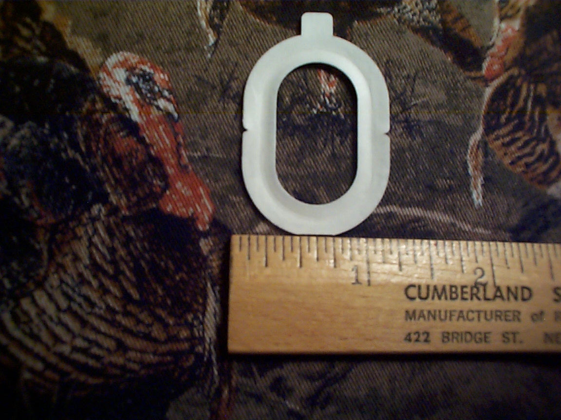Turkey Mouth Call Frames Crowned with Adhesive 